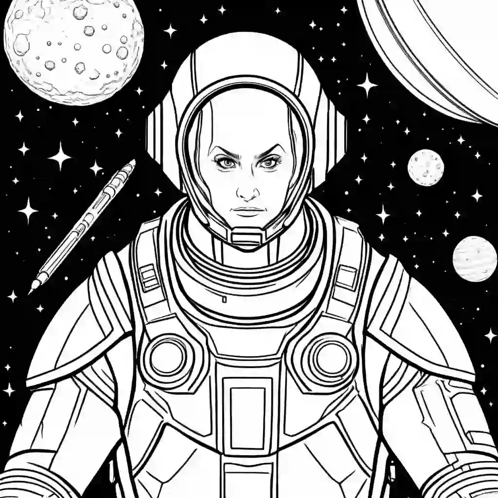 Asteroideans coloring pages